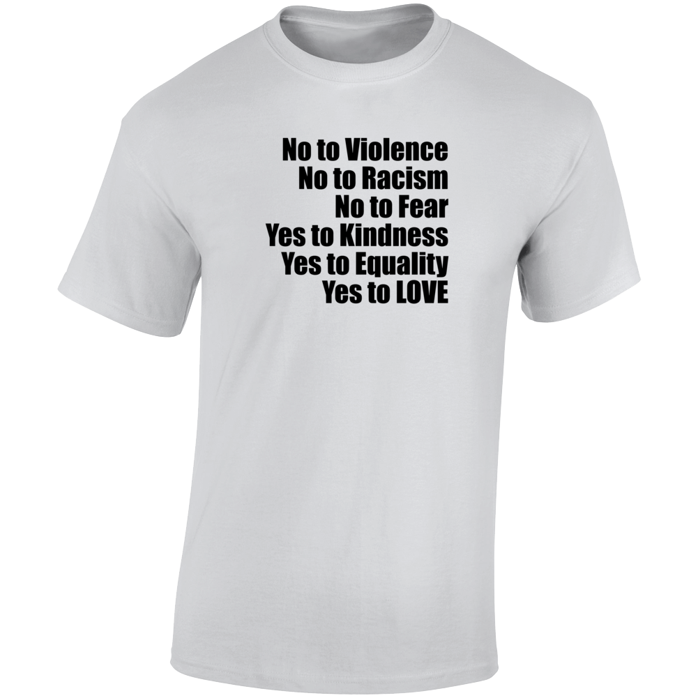 No To Violence T Shirt