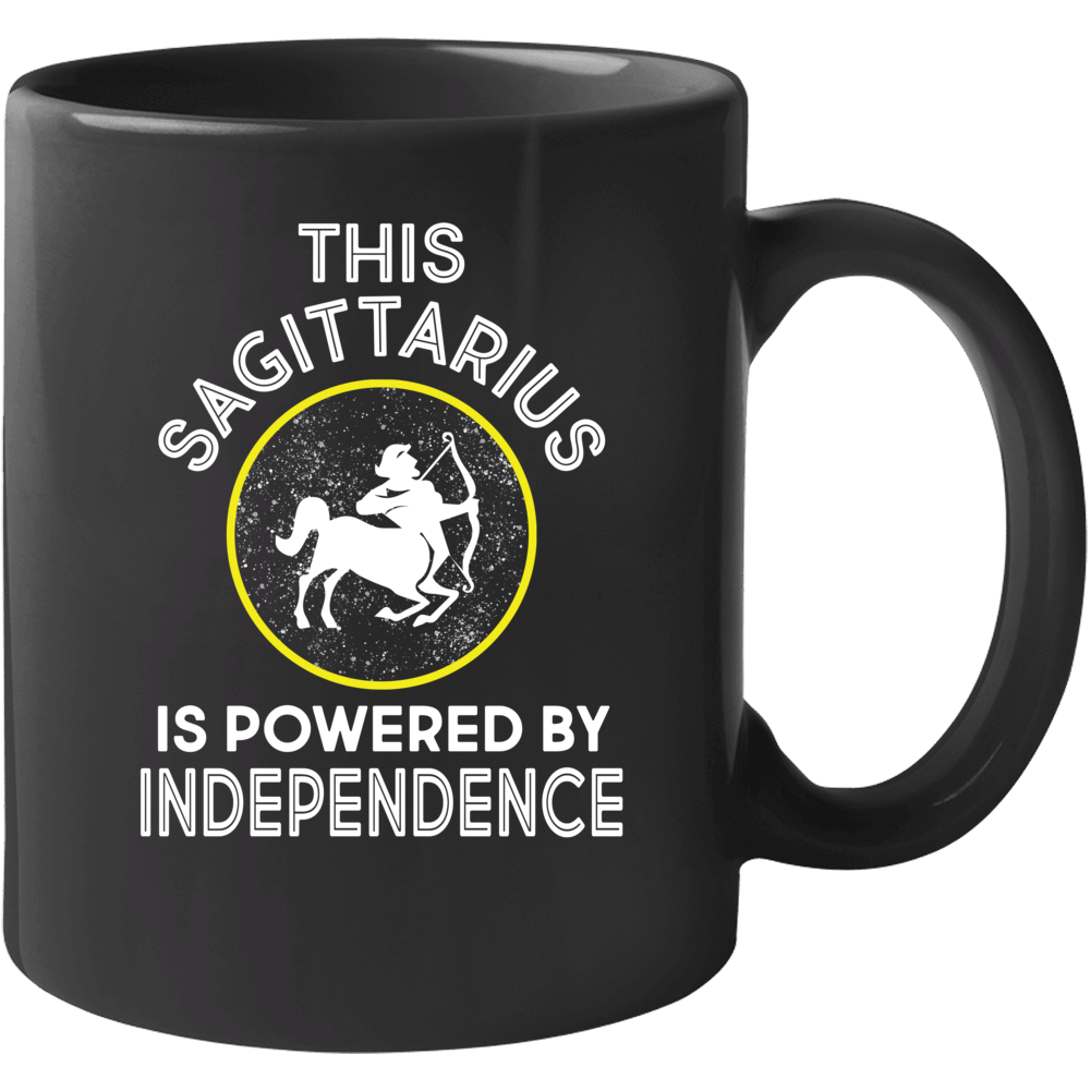This Sagittarius Is Powered By Independence Mug