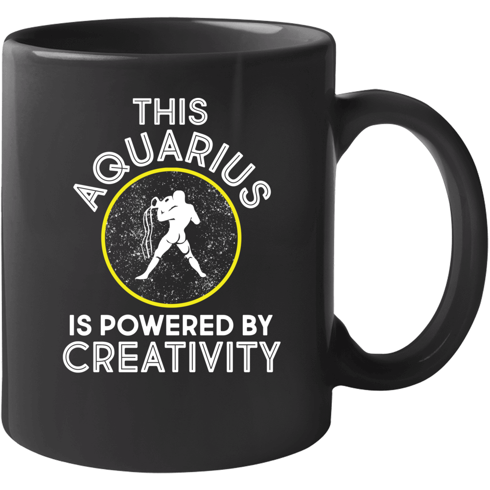This Aquarius Is Powered By Creativity Mug