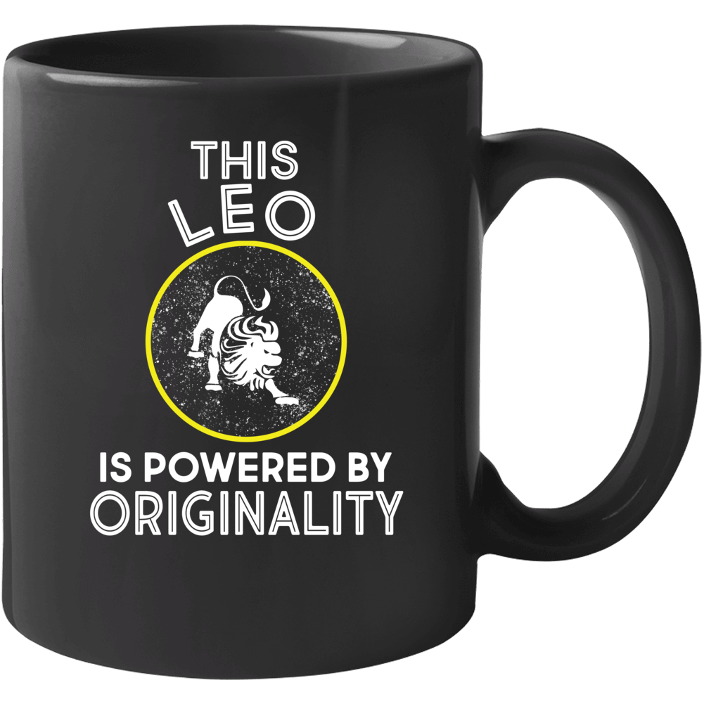 This Leo Is Powered By Originality Mug