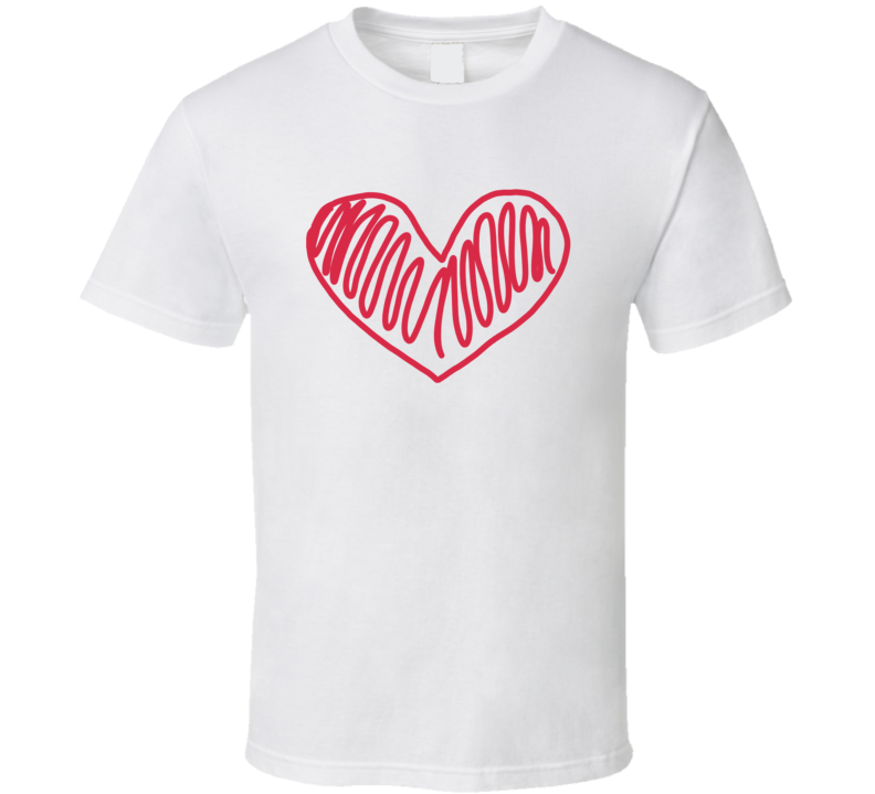Doodle Heart T Shirt Doodle Heart T Shirt