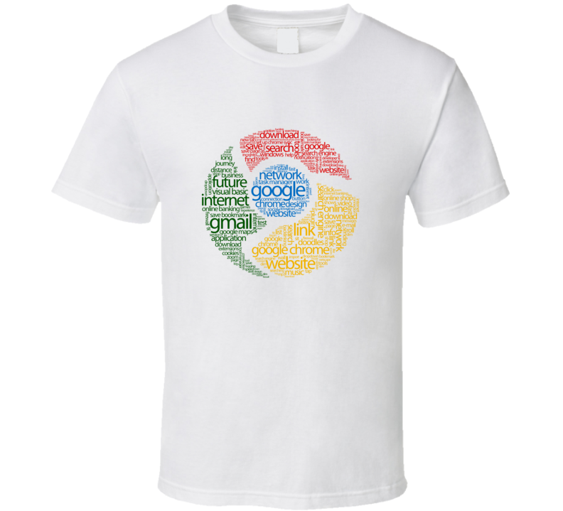Google Typography T Shirt Google Typography T Shirt