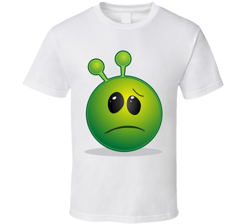 Sad Alien Face T Shirt Sad Alien Face T Shirt
