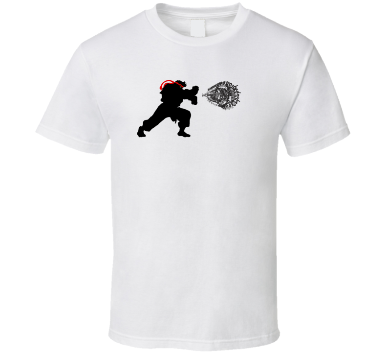Hadouken ryu street fighter anime T Shirt Hadouken ryu street fighter anime T Shirt