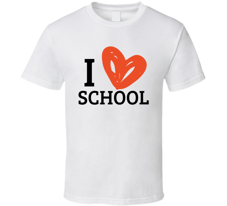 I Heart School Funny T Shirt I Heart School Funny T Shirt