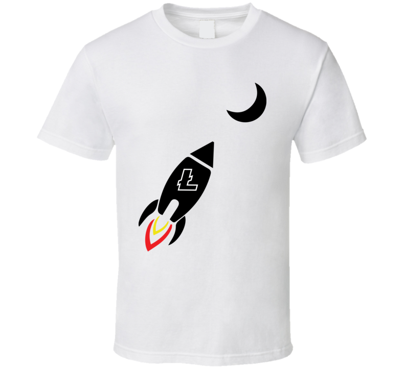 Litecoin To The Moon Crypto Btc Funny T Shirt Litecoin To The Moon Crypto Btc Funny T Shirt