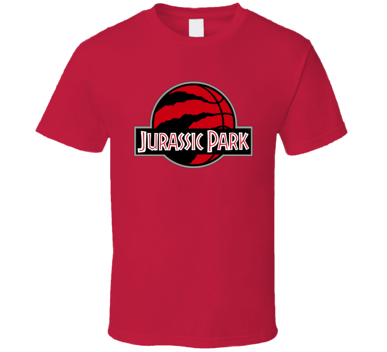 Toronto Basketball The Finals Jurassic Park Logo Parody Mashup Game Viewing Red Black Grey T Shirt Toronto Basketball The Finals Jurassic Park Logo Parody Mashup Game Viewing Red Black Grey T Shirt