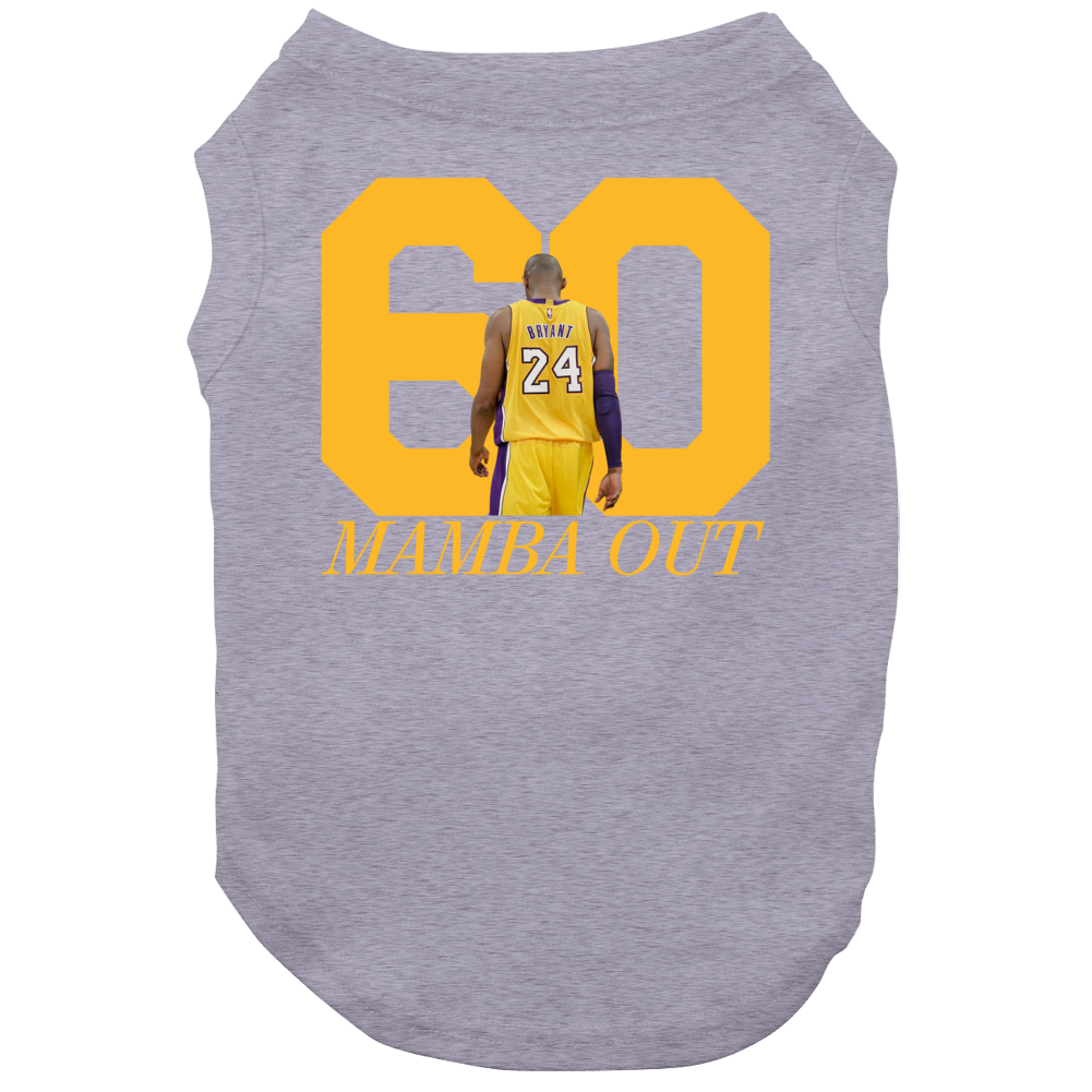 Kobe Bryant Finale Game 60 Points La Los Angeles Basketball Fan Dog Kobe Bryant Finale Game 60 Points La Los Angeles Basketball Fan Dog