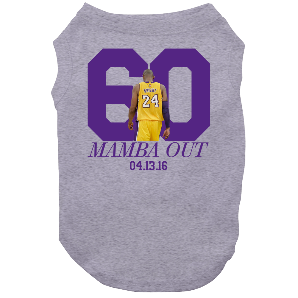 Kobe Bryant 60 Points La Los Angeles Basketball Fan Dog Kobe Bryant 60 Points La Los Angeles Basketball Fan Dog