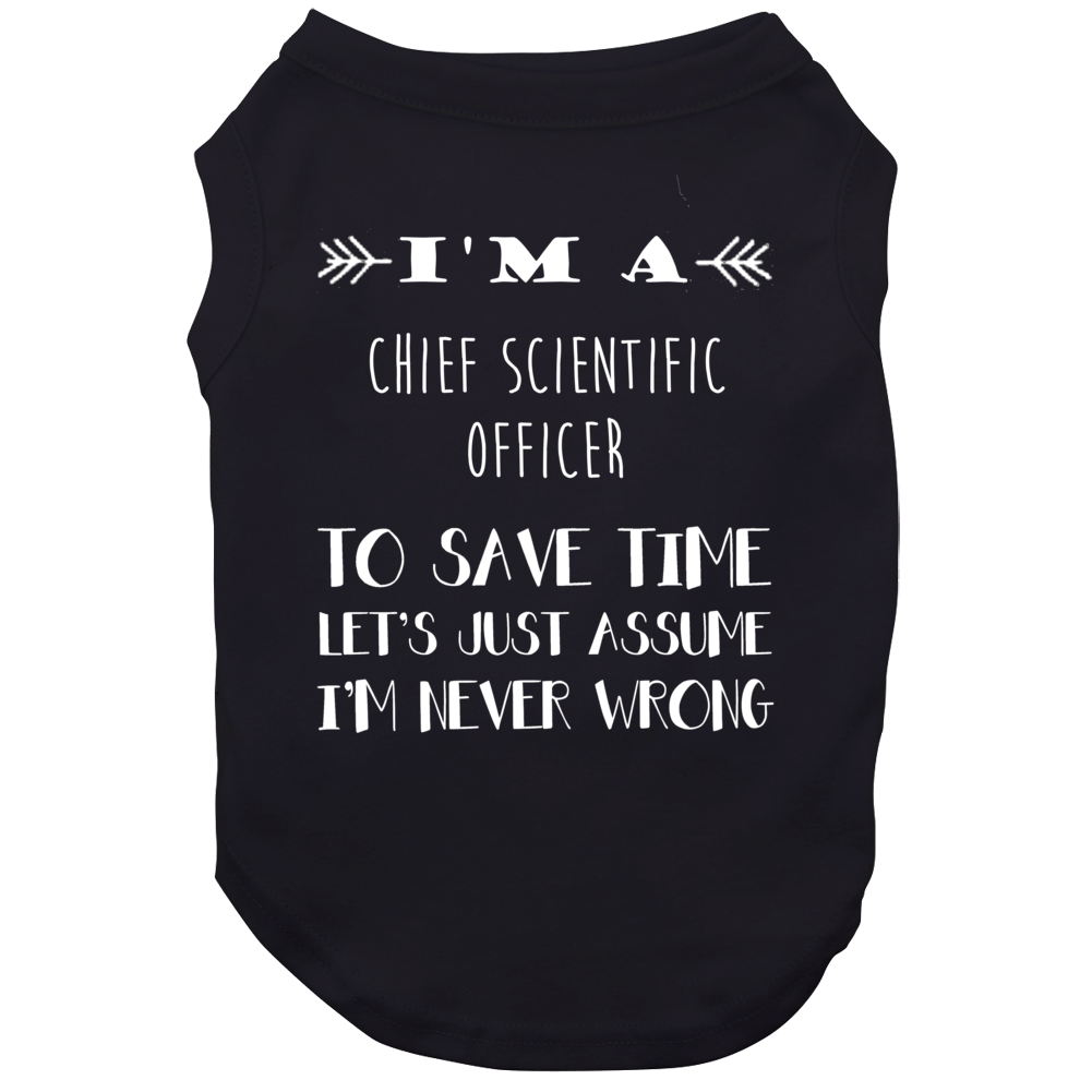 Chief Scientific Officer To Save Time Occupation Dog Chief Scientific Officer To Save Time Occupation Dog