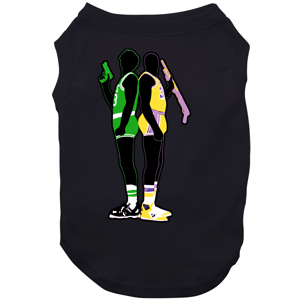 Boston Los Angeles Rivalry Basketball Magic Bird Dog Boston Los Angeles Rivalry Basketball Magic Bird Dog