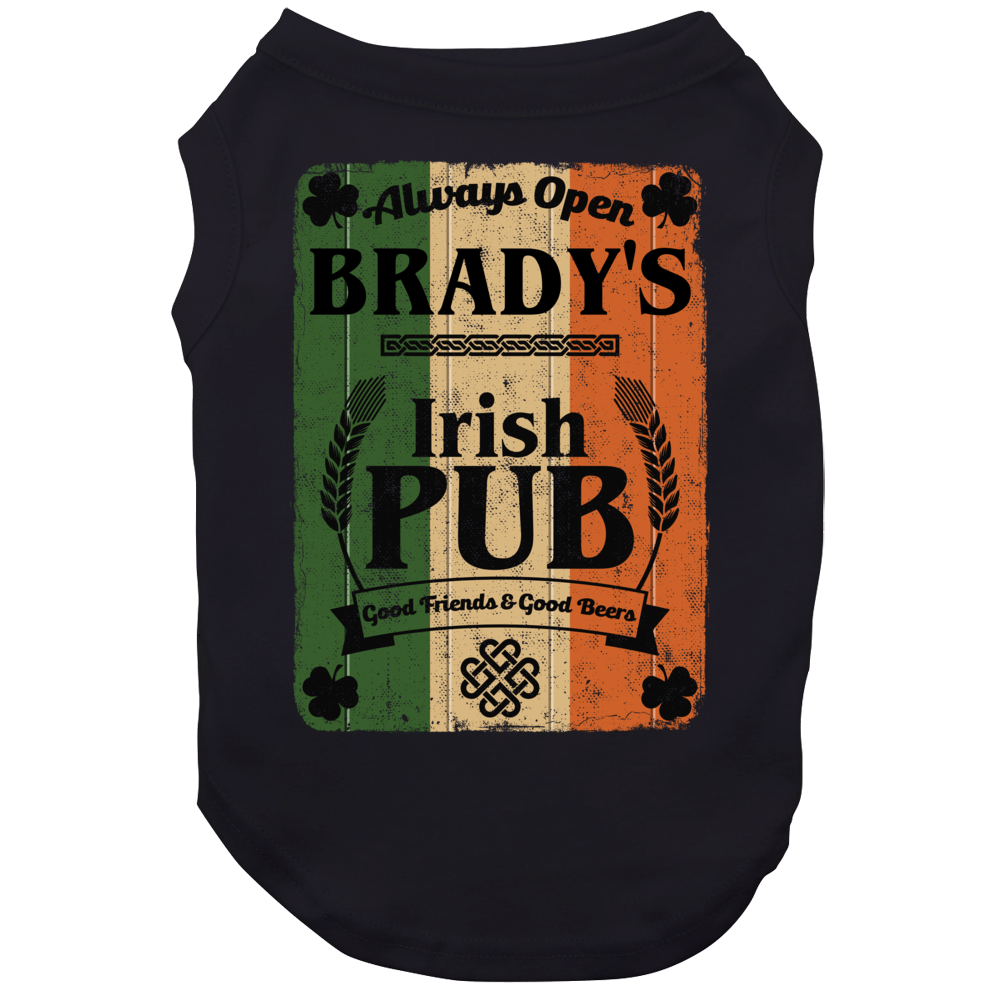Brady Irish Pub Sign Custom St Patricks Day First Name Ireland Pride Dog Brady Irish Pub Sign Custom St Patricks Day First Name Ireland Pride Dog