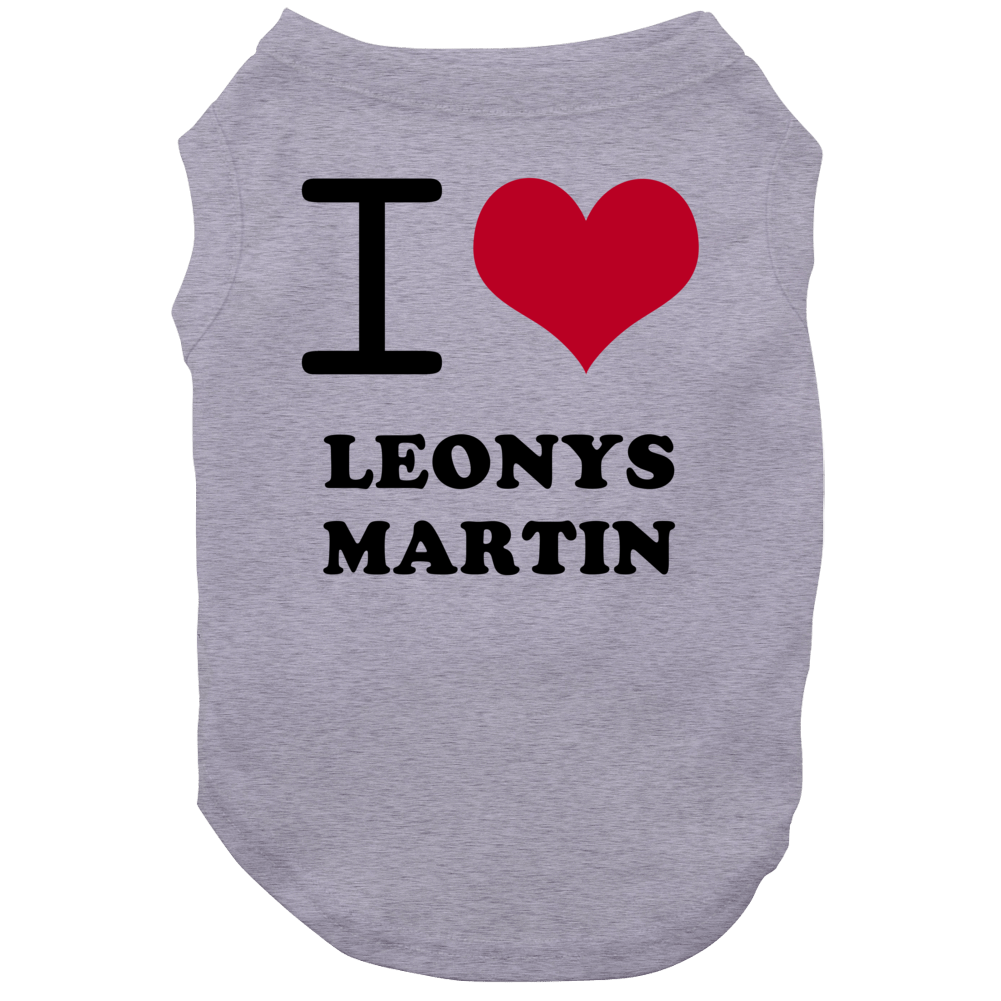 Leonys Martin I Heart Love Baseball Texas Sports Dog Leonys Martin I Heart Love Baseball Texas Sports Dog