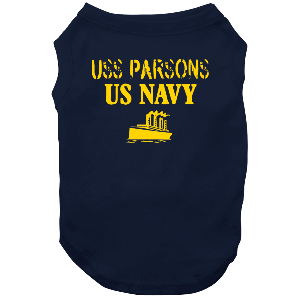 Uss Parsons Us Navy Ship Crew Dog Uss Parsons Us Navy Ship Crew Dog