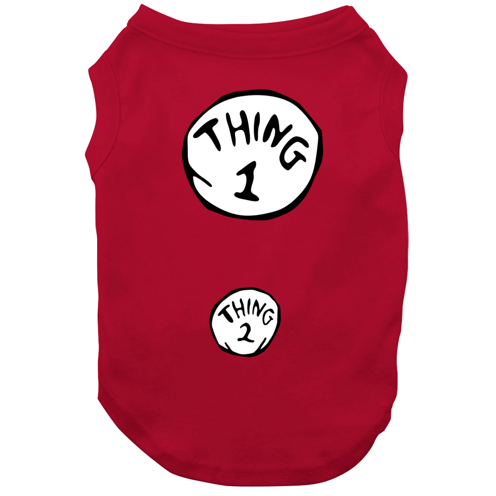 Thing 1 Thing 2 Cute Dr Seuss Inspired Pregnancy Halloween Dog Thing 1 Thing 2 Cute Dr Seuss Inspired Pregnancy Halloween Dog