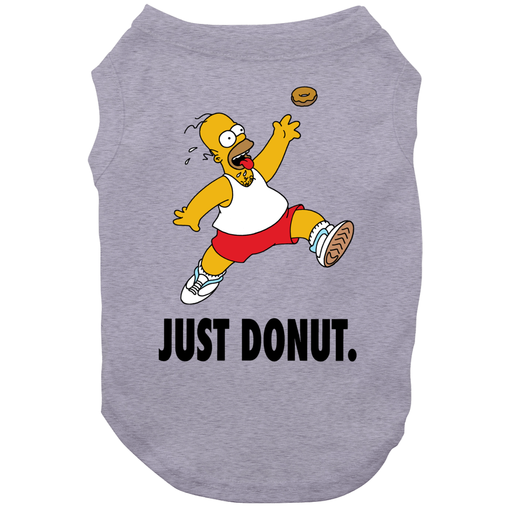 Just Donut Funny Homer Simpson Simpsons Cartoon Just Do It Logo Parody Dog Just Donut Funny Homer Simpson Simpsons Cartoon Just Do It Logo Parody Dog
