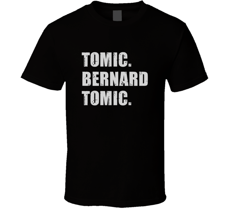 Bernard Tomic Tennis Player Name Bond Parody T Shirt