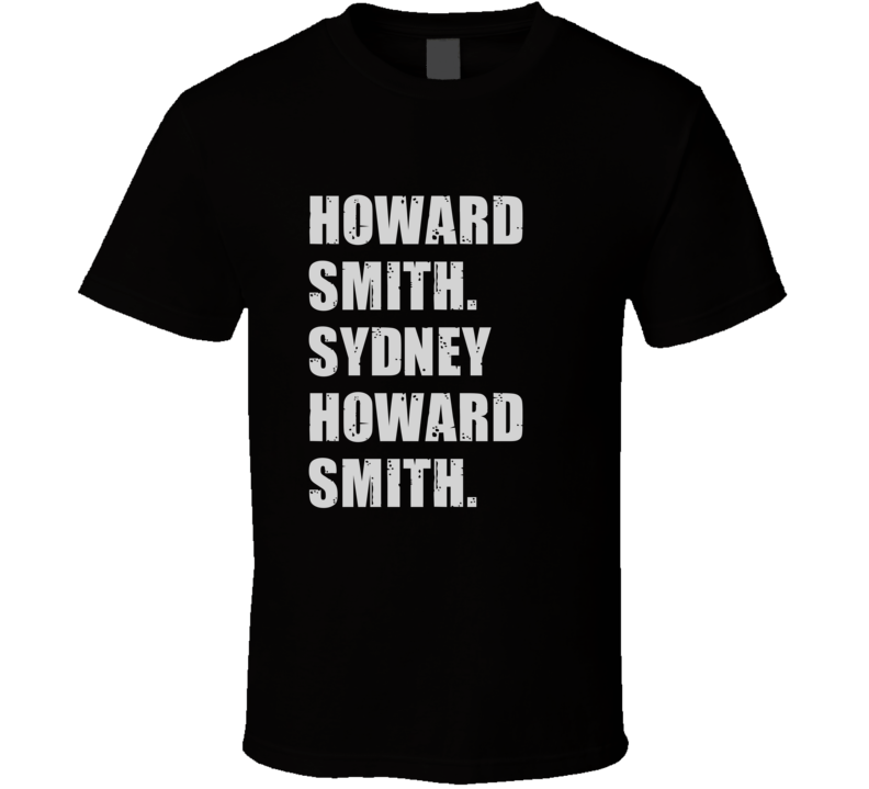 Sydney Howard Smith Tennis Player Name Bond Parody T Shirt