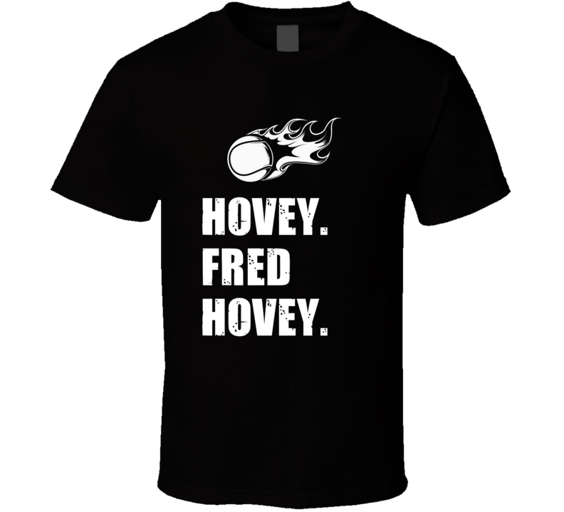 Fred Hovey Tennis Player Name Bond Parody T Shirt