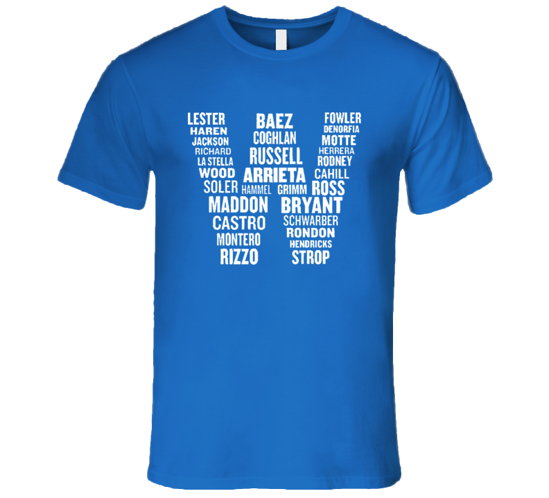 Wold Series Champions Cubs players Lester Baez T Shirt Wold Series Champions Cubs players Lester Baez T Shirt
