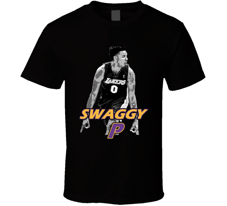 Swaggy P Lakers Basketball Black T Shirt Swaggy P Lakers Basketball Black T Shirt
