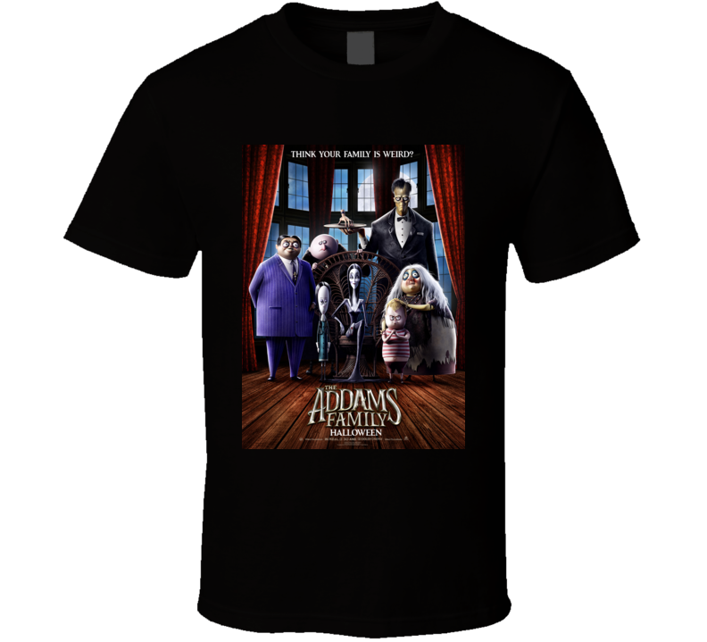 The Addams Family Movie Poster Fan Essential Gift T Shirt