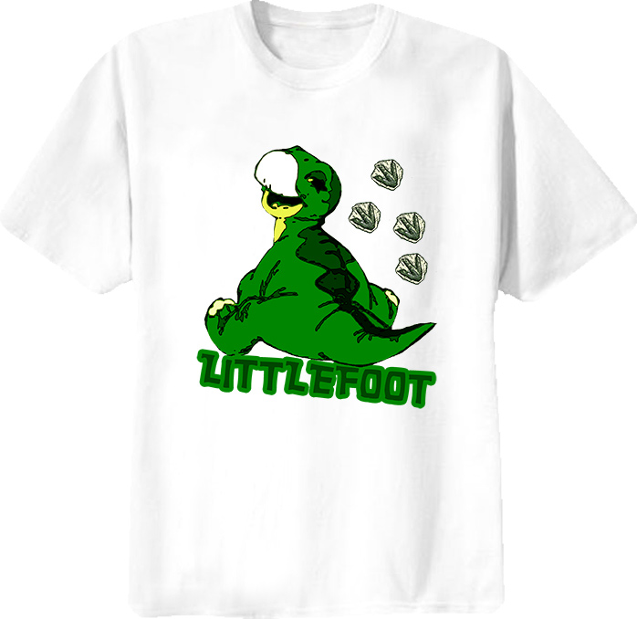 Littlefoot The Land Before Time Children's Movie T Shirt Littlefoot The Land Before Time Children's Movie T Shirt