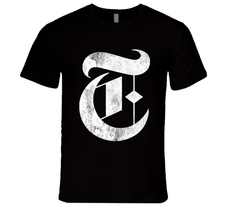 Times Vintage New York Popular Graphic News Publication Logo T Shirt Times Vintage New York Popular Graphic News Publication Logo T Shirt