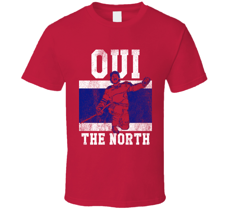 Oui The North Caufield Montreal Habs Hockey Fan Graphic T Shirt