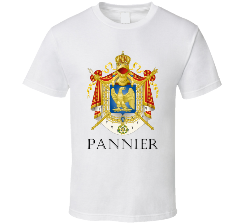 Pannier French Last Name Custom Surname France Coat Of Arms T Shirt Pannier French Last Name Custom Surname France Coat Of Arms T Shirt