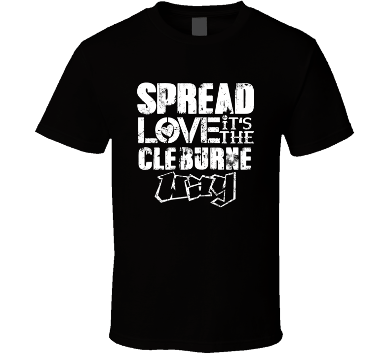 Spread Love It's The Cleburne Way American City Patriotic Grunge Look 