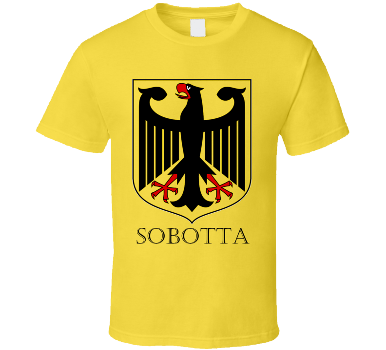 German Last Name Custom Sobotta Germany Coat Of Arms T Shirt German Last Name Custom Sobotta Germany Coat Of Arms T Shirt