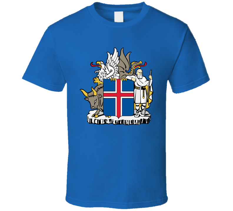 Iceland Coat Of Arms T Shirt