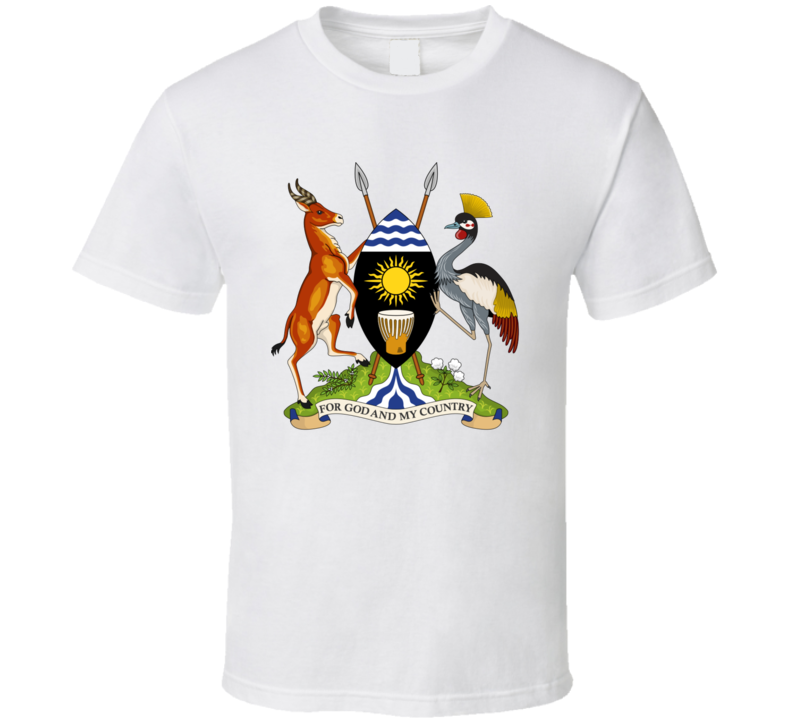 Uganda Coat Of Arm T Shirt Uganda Coat Of Arm T Shirt