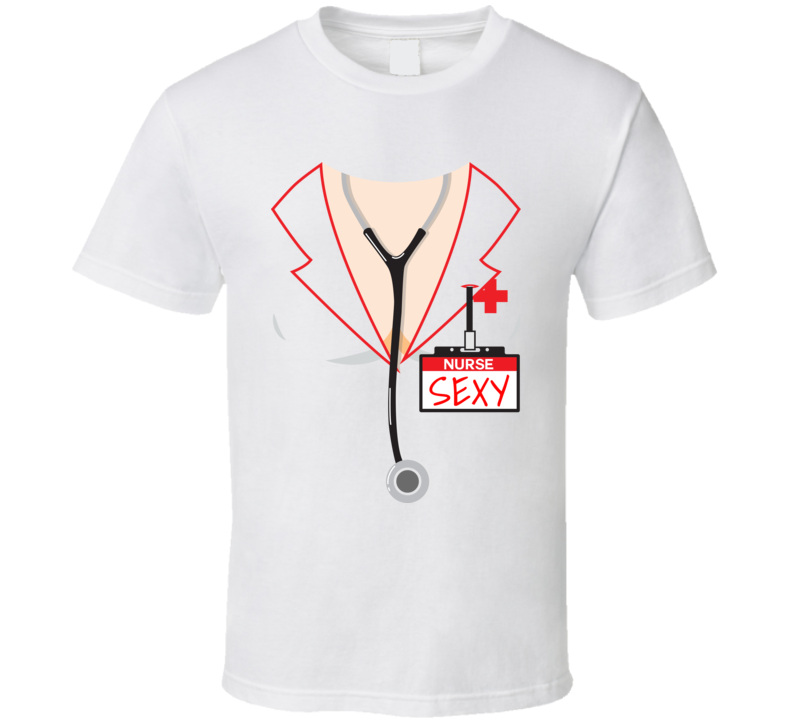 Nurse Sexy Funny Halloween Costume Fan T Shirt Nurse Sexy Funny Halloween Costume Fan T Shirt