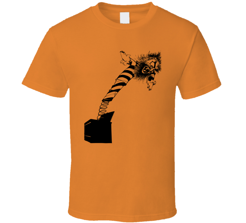 Jack In The Box Vintage Toys Creepy Halloween Fan T Shirt