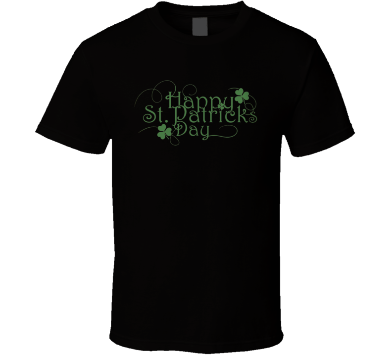 Happy St. Patrick's Day Holiday Fan T Shirt Happy St. Patrick's Day Holiday Fan T Shirt