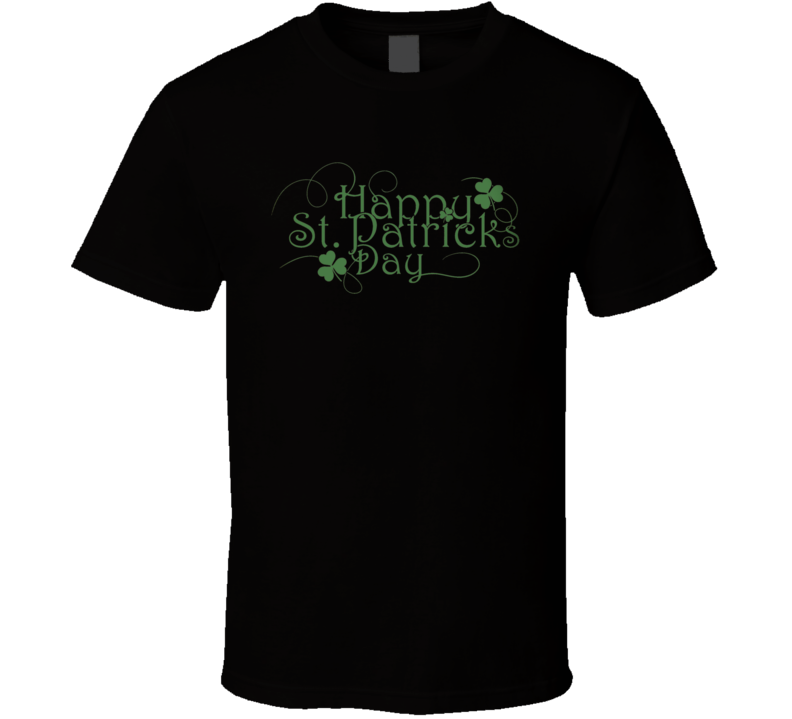 Happy St. Patrick's Day Holiday Fan T Shirt