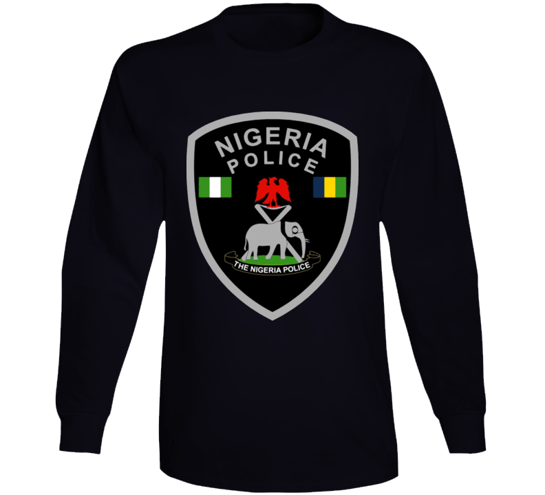 Nigeria Secret Police Services Nigerian African Africa Long Sleeve Nigeria Secret Police Services Nigerian African Africa Long Sleeve
