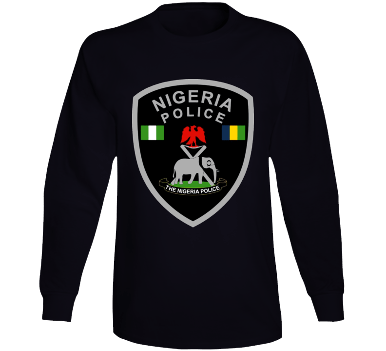 Nigeria Secret Police Services Nigerian African Africa Long Sleeve