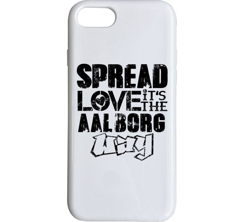 Spread Love It's The Aalborg Way American City Patriotic Grunge Look Phone Case