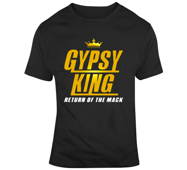 Gypsy King Tyson Fury Heavyweight Champion Boxer T Shirt Gypsy King Tyson Fury Heavyweight Champion Boxer T Shirt