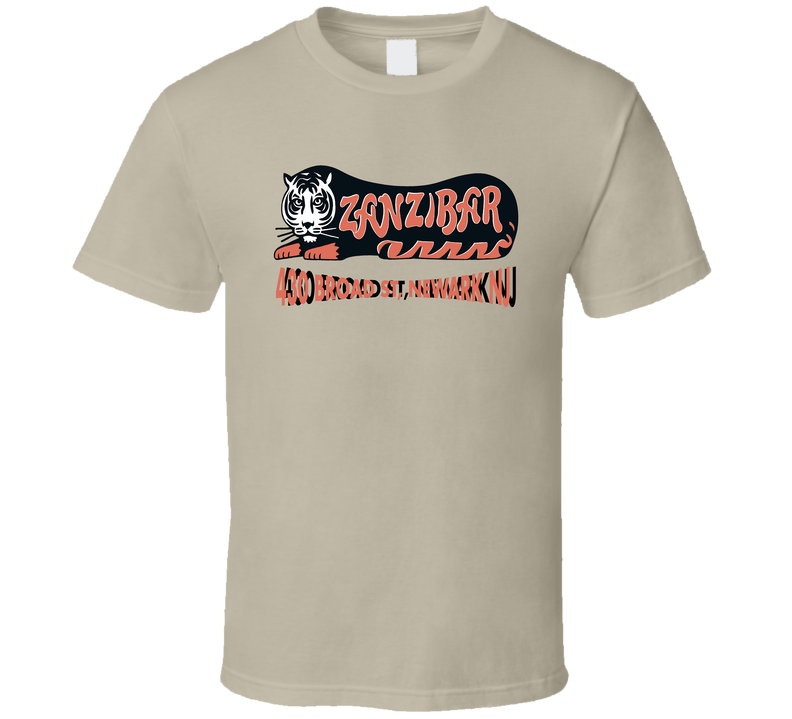 Zanzibar 430 Broad St Newark New Jersey T Shirt Zanzibar 430 Broad St Newark New Jersey T Shirt