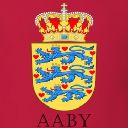 Aaby Denmark Coat Of Arms Custom Last Name Surname Patriotic Danish T Shirt 16634424