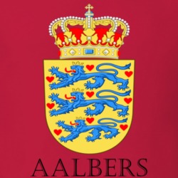 Aalbers Denmark Coat Of Arms Custom Last Name Surname Patriotic Danish T Shirt 16634427