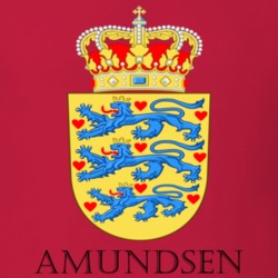 Amundsen Denmark Coat Of Arms Custom Last Name Surname Patriotic Danish T Shirt 16634438
