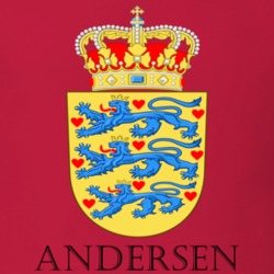 Andersen Denmark Coat Of Arms Custom Last Name Surname Patriotic Danish T Shirt 16634439