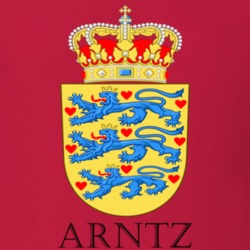 Arntz Denmark Coat Of Arms Custom Last Name Surname Patriotic Danish T Shirt 16634445
