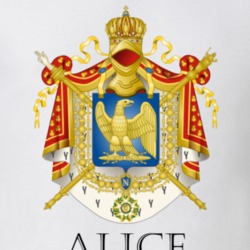 Alice French Last Name Custom Surname France Coat Of Arms T Shirt 16792249