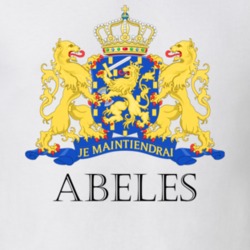 ABELES Dutch Last Name Surname Holland Netherlands Coat Of Arms T Shirt 22355512